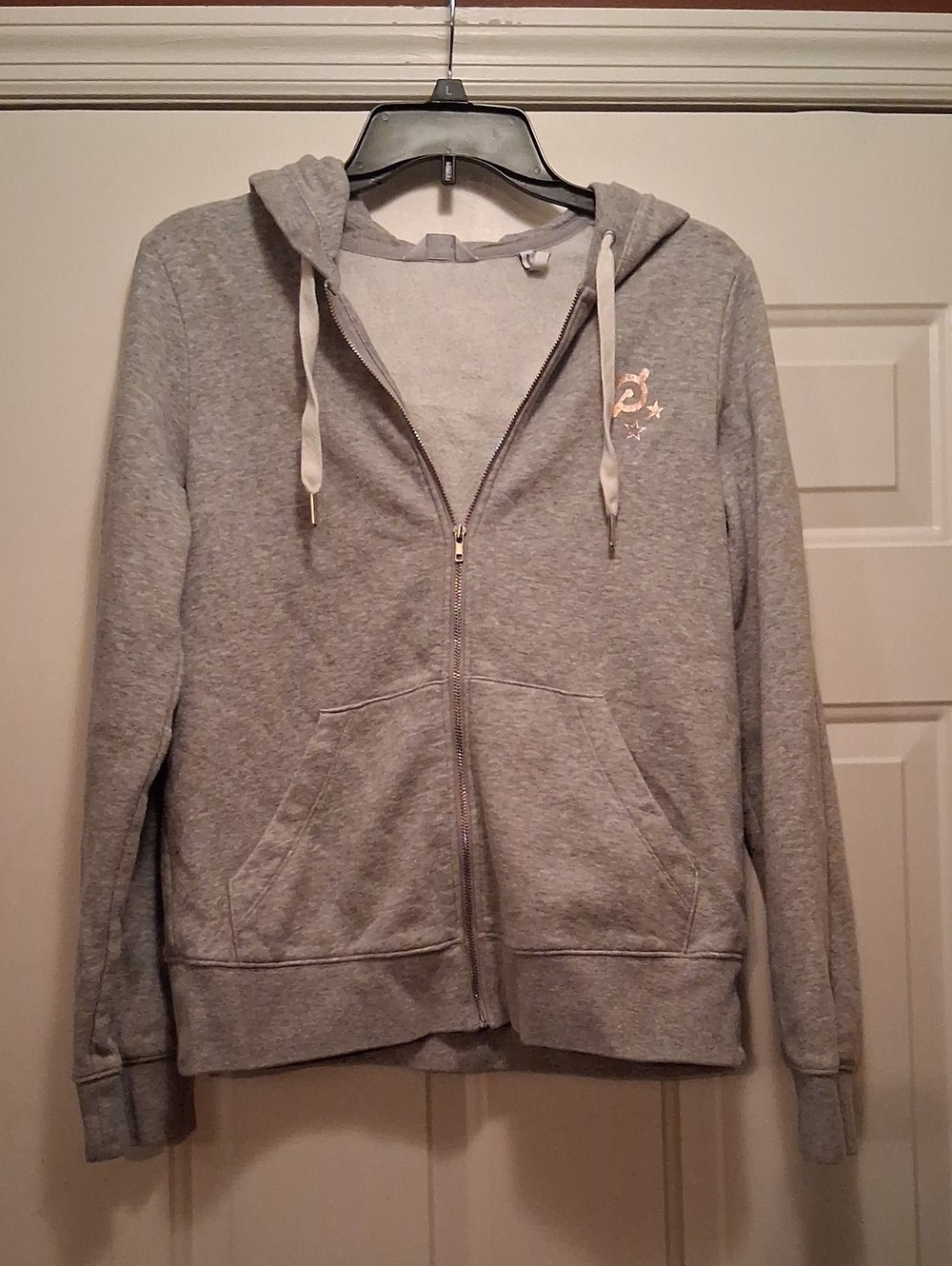 Women's Peloton Grey Front Zipper Hoodie